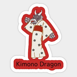 Kimono Dragon Sticker